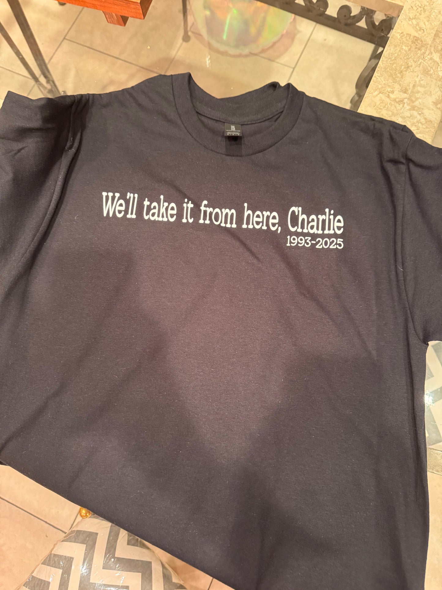 We'll take it from here, Charlie