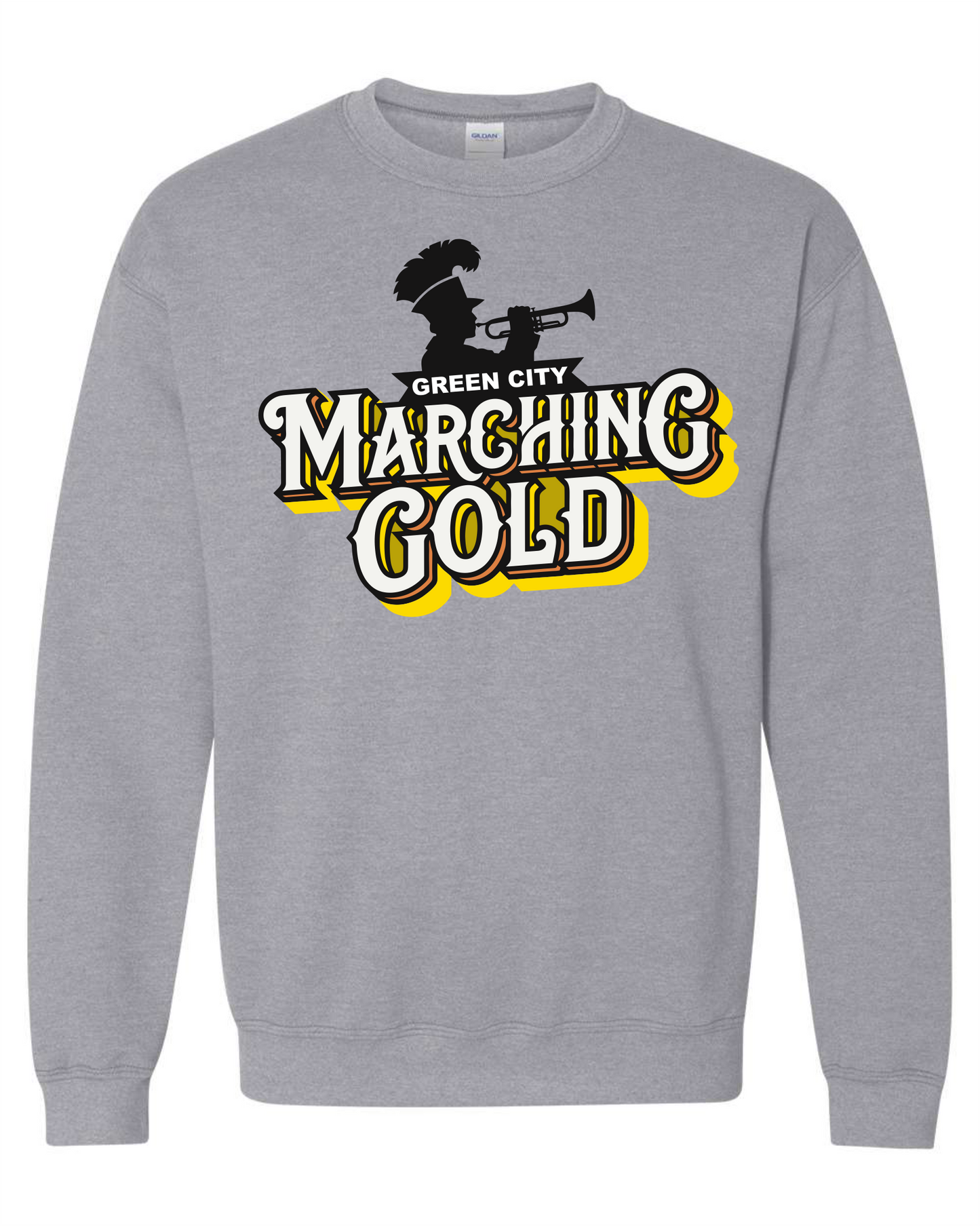 Crewneck Sweatshirt Green City Band