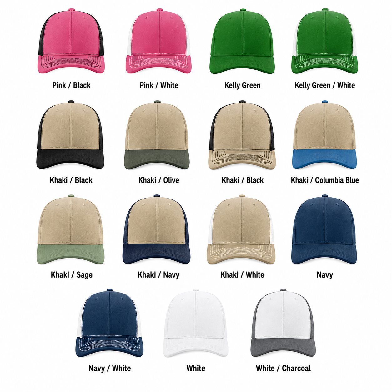 12 - Richardson 112 Custom Hats