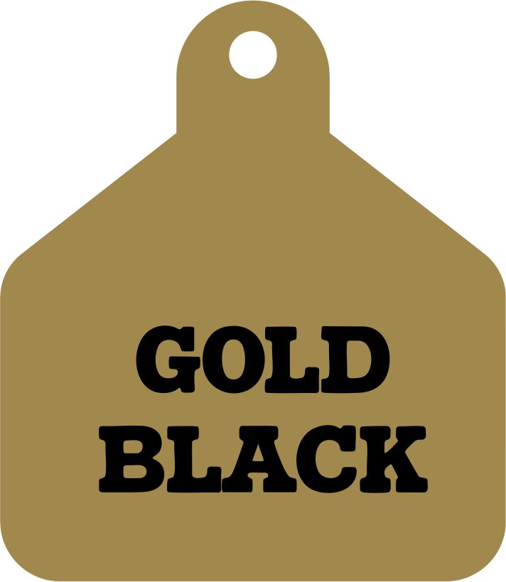 Custom Laser-Engraved Livestock Tags