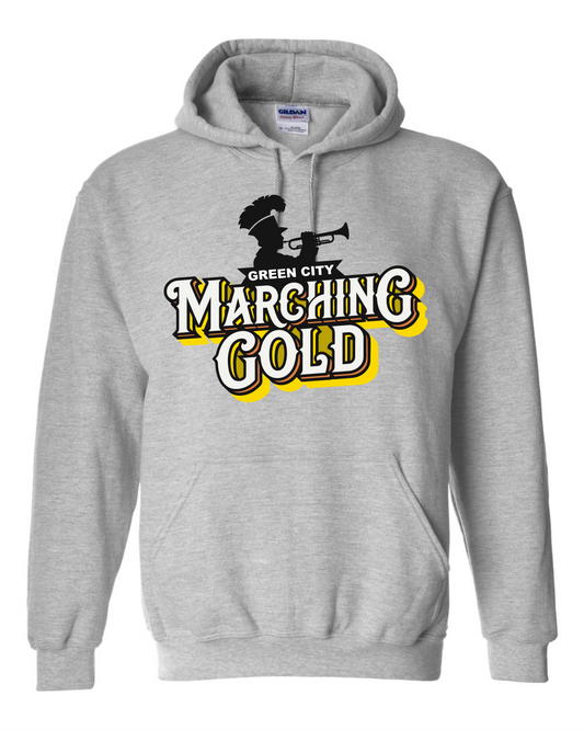 Hoodie Green City Band